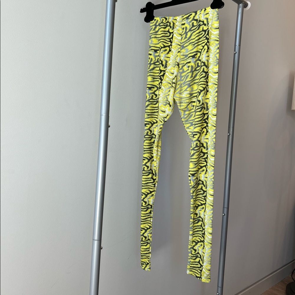MAISIE WILEN BODY SHOP YELLOW BRAIN LEGGINGS